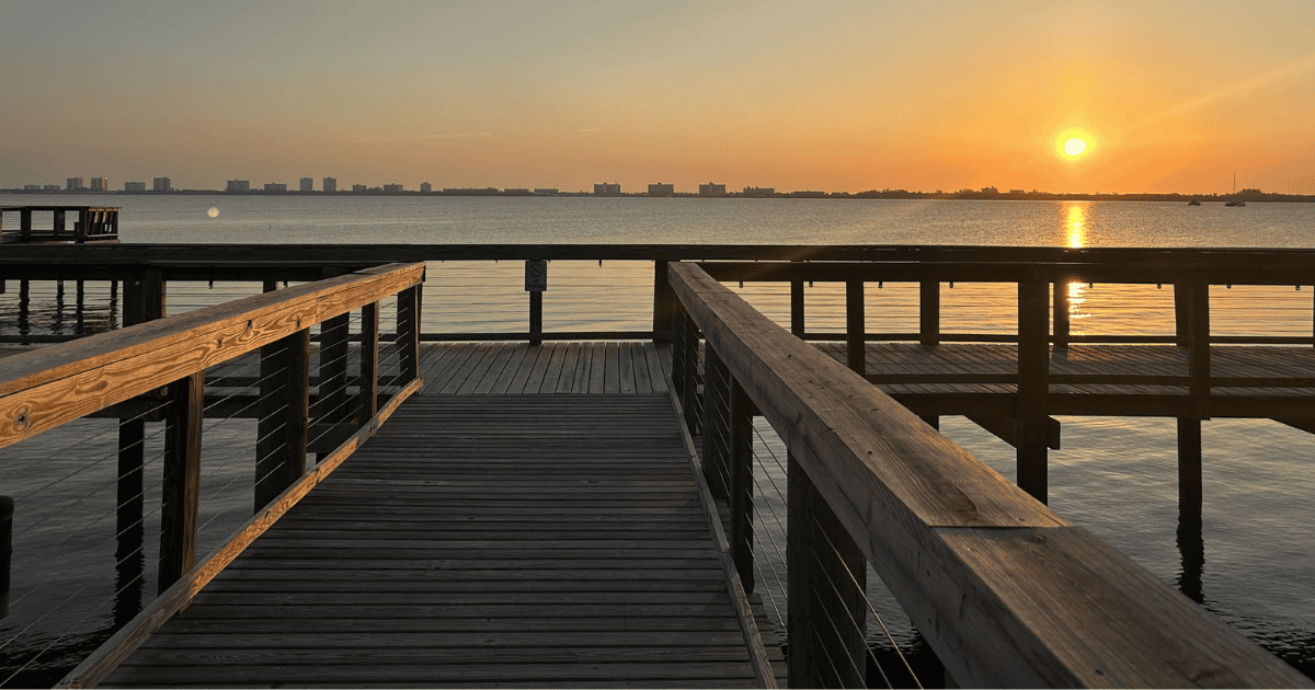sunrise jensen beach pier